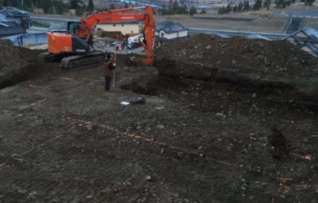 new residential construction - foundation prep