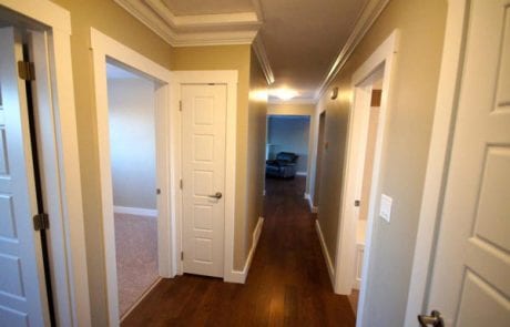 completed residential renovation 6th ave - hallway
