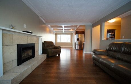 completed residential renovation 6th ave - Living room/ Kitchen