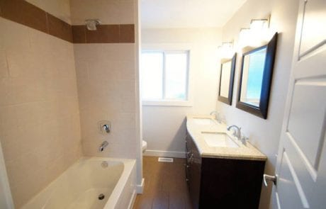 completed residential renovation 6th ave - bathroom