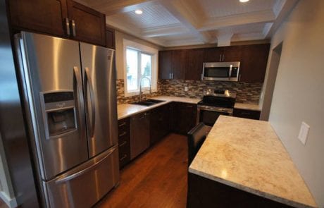 completed residential renovation 6th ave - kitchen