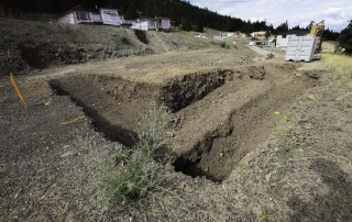 1718 - Custom Residential Home, Ground excavated for Foundation