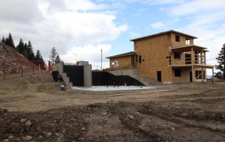 Foundation and basement walls of new custom home by DNM Enterprises