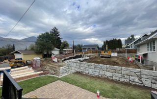 1330 - Verti Block retaining wall and foundation